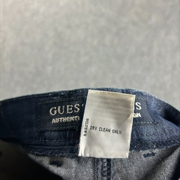 Vintage Guess Pants Womens 28 Blue Bootcut Casual 5‎ Pockets Cotton Blend Adults - Picture 10 of 11